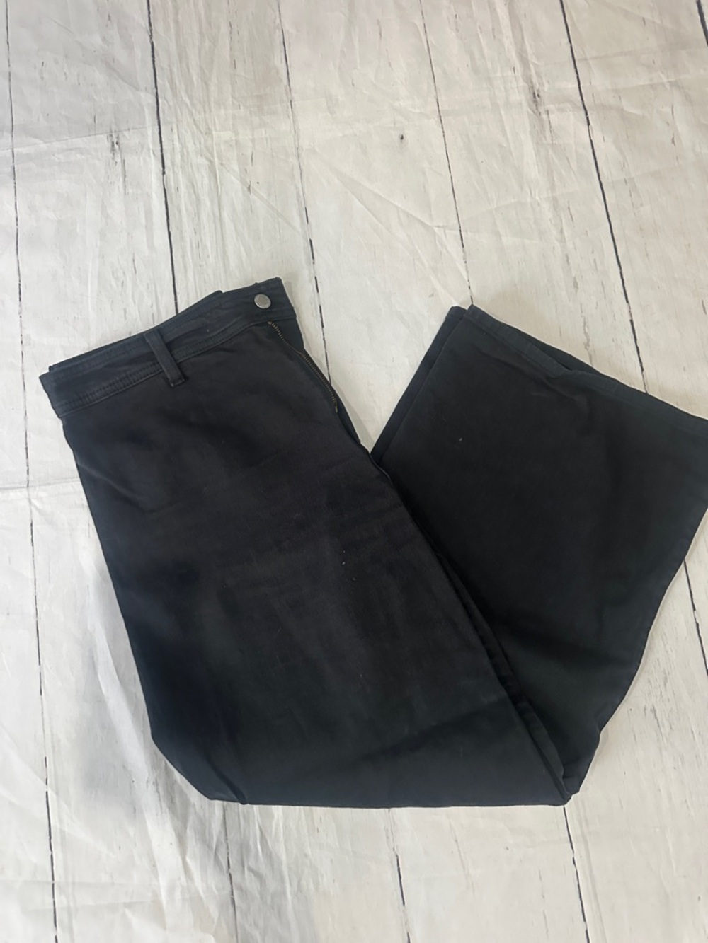 Universal Thread Sailor Black Wide Leg jeans 12 - Picture 2 of 11